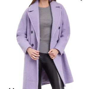 BCBGENERATIONERATION Double Breasted Bouclè Walker Coat NWT